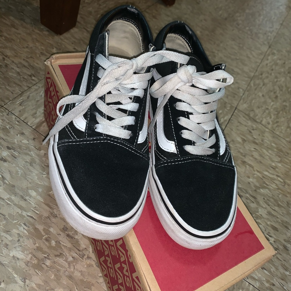 Lightly used women size 7.5 Vans
